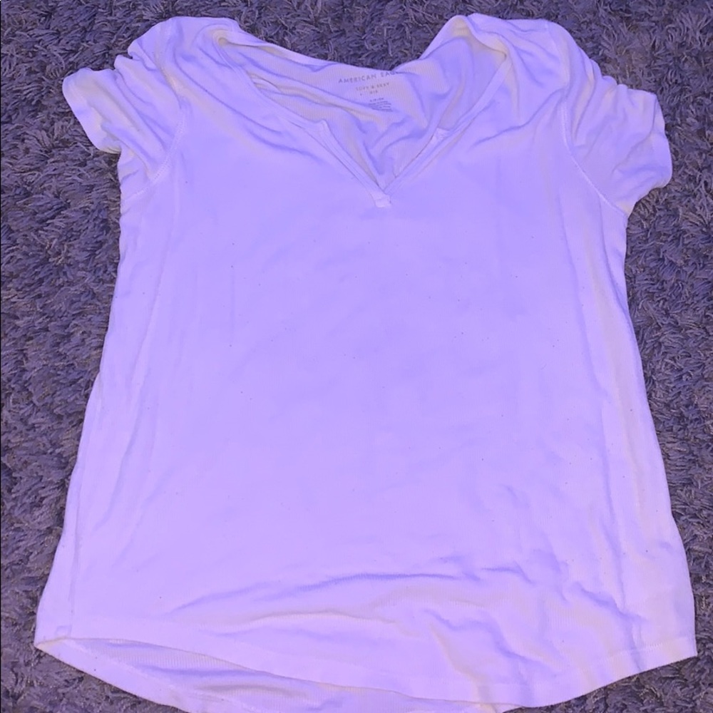 small white tee